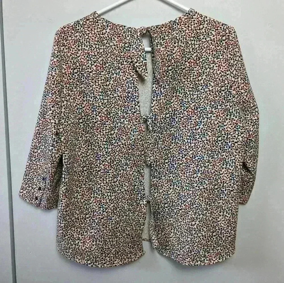 ZARA Women Blouse with "open" back size  medium Super original! - Picture 4 of 8